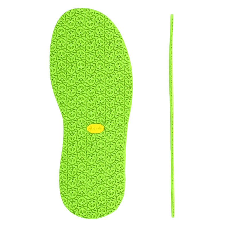 semelle vibram 669ks skull verte fluo