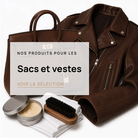 Soin sacs et vestes en cuir